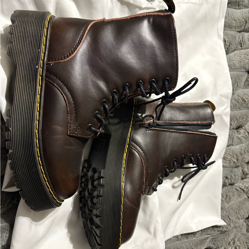 Dr. Martens Brown Leather Boots